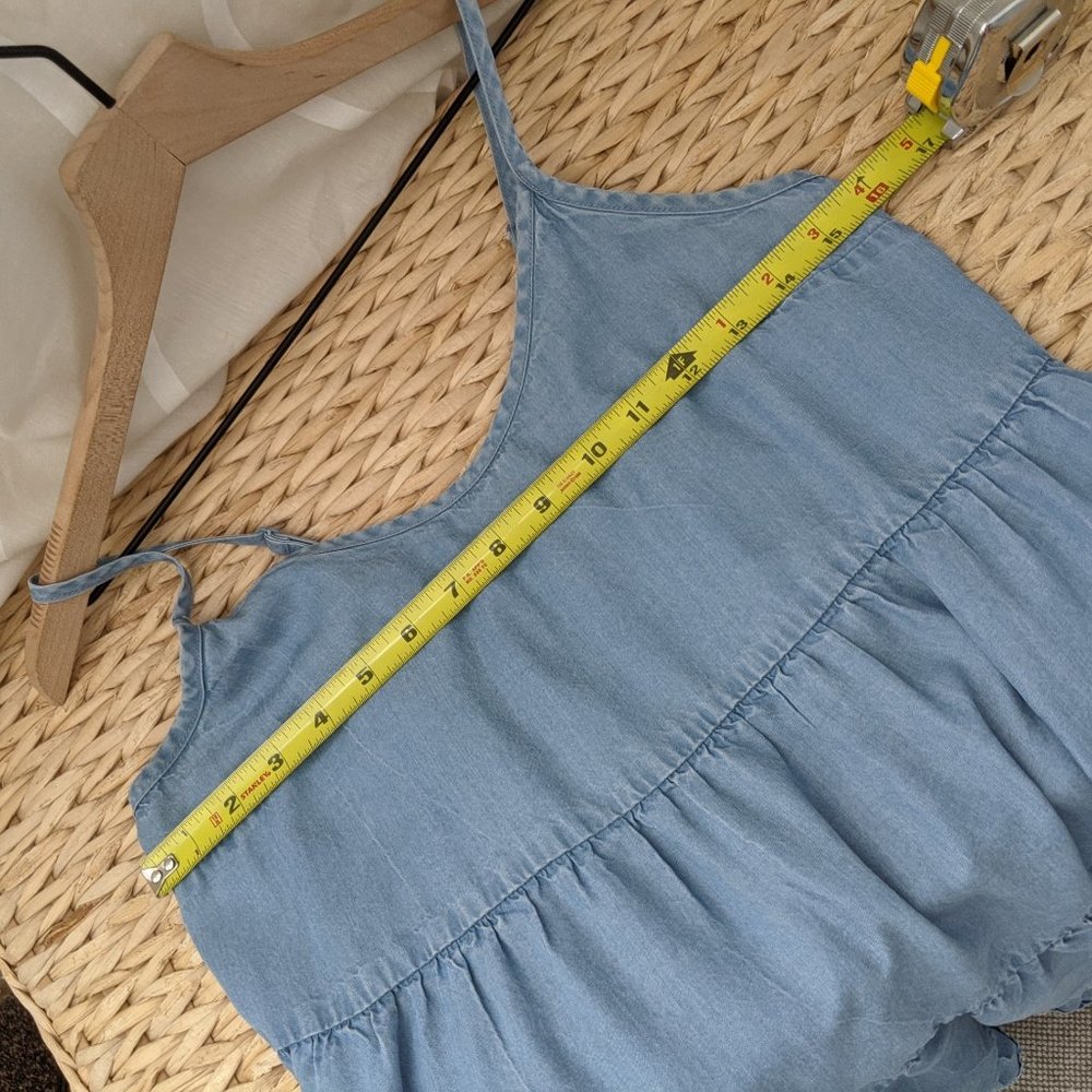 Mossimo Chambray Tiered Sundress S - Picture 6 of 6